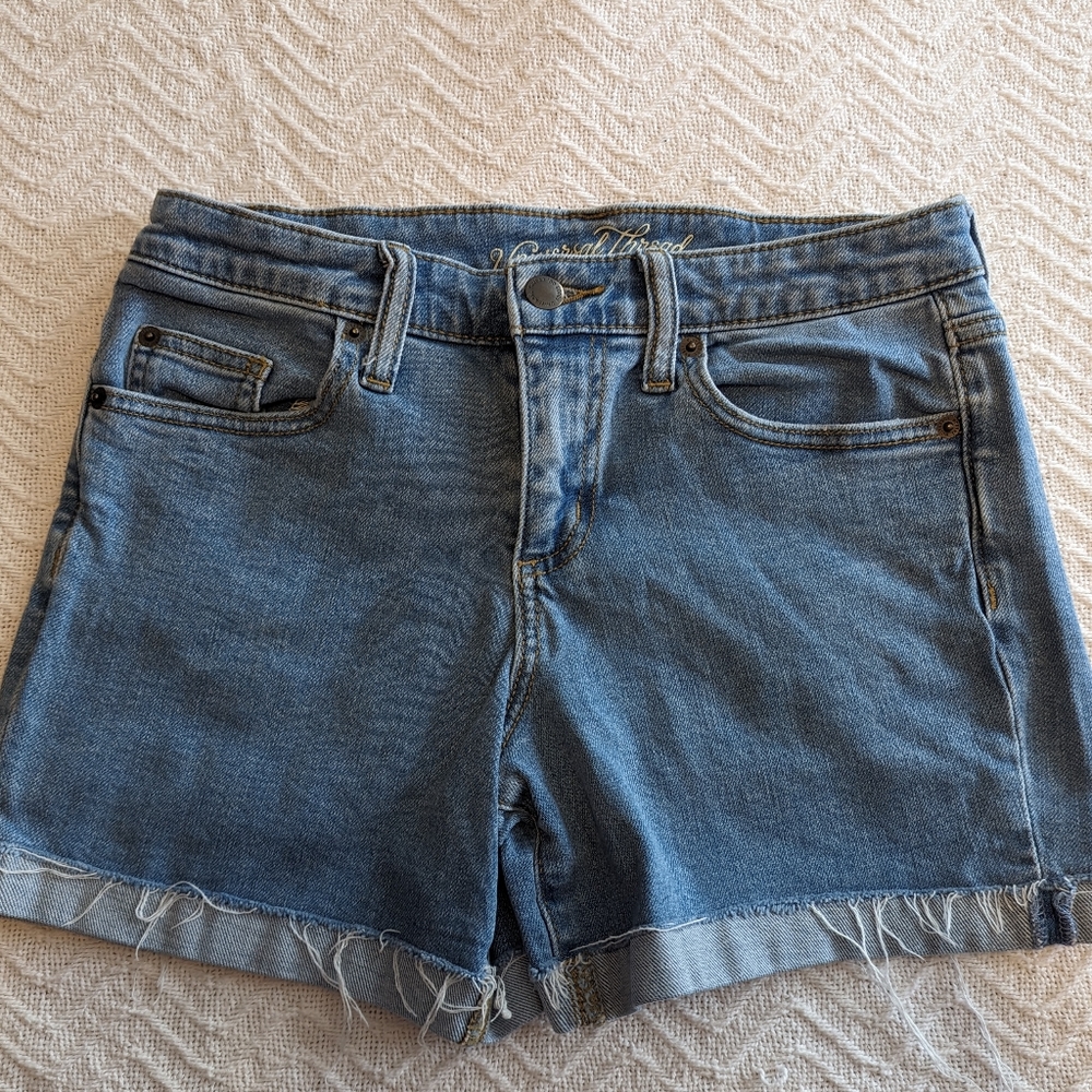 Women's Universal Thread Mid Rise Boyfriend Shorts
